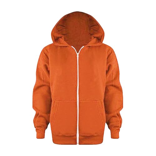 Teens Long Sleeve Zip Up Hoodie Outerwear Boys Girls Casual Lightweight Sweatshirt with Pocket Fleece Joggers Sweatpants2