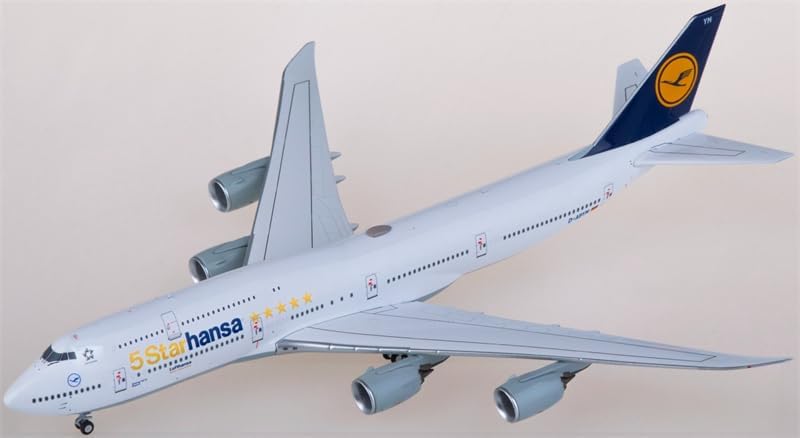 ACE HOBBY for NG Models for Lufthansa for Boeing 747-8 D-ABYM 5 Starhansa Titles 1:400 Airplane Pre-Built Model