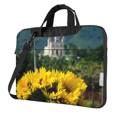 Sac ordinateur tournesol antichoc et antistatique avec bandoulière