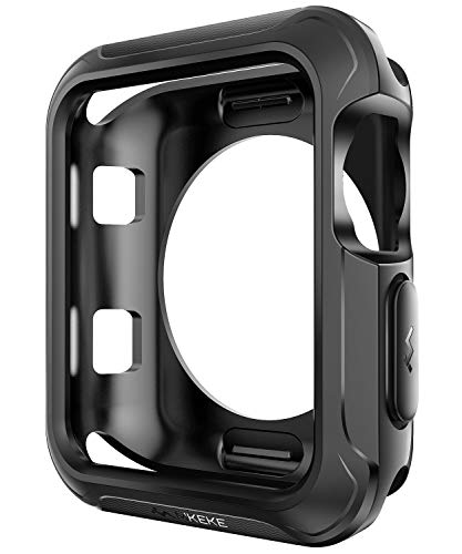 V85 Case Compatible For Apple Watch 44Mm 40Mm 42Mm 38Mm, Lightweight Shockproof Protector For Iwatch Series Se 6 /5 /4 /3/ 2 /1 ( 38Mm Black） #TOP6