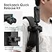 Selfie Stick Holster Rucksack Gurt Clip Halterung für Insta 360 X5 X4 Go Ultra ACE Pro 2 Mount Verstellbarer Schnellspanner für goPro Hero 13 Max 2 für DJI Osmo Nano Action 6 5 Zubehör