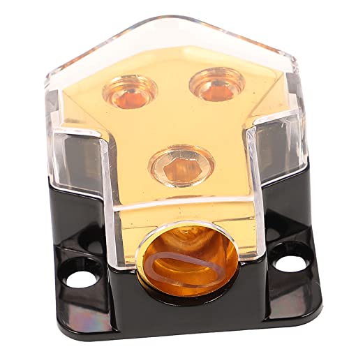 Vaguelly Distribution Block for Vehicle Audio Power Distributor Box Essential for Car Amplifier Systems Design for Auto Boat More