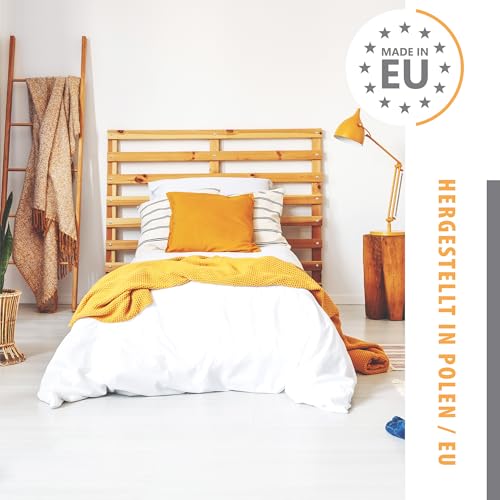 Amazinggirl Ganzjahresdecke Bettdecke 135x200 cm - Bettdecken Duvet Bett Decke Steppdecke Schlafdecke Steppbettdecke Quilt mit Füllung aus Microfaser weiß Oeko-Tex-Zertifikat