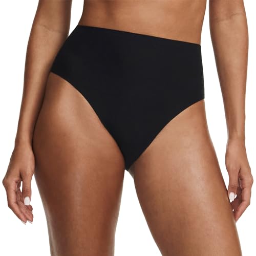Chantelle Slip Morbido Elasticizzato a Taglio Alto, Nero, Taglia Unica