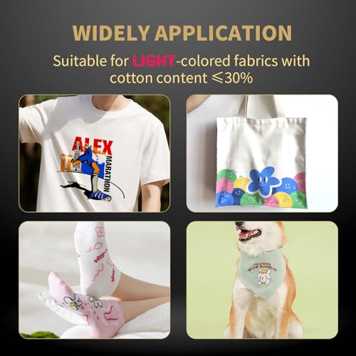 a-sub sublimation paper 85x11 inch 110 sheets only compatible with sublimation printer and sublimation ink 125g