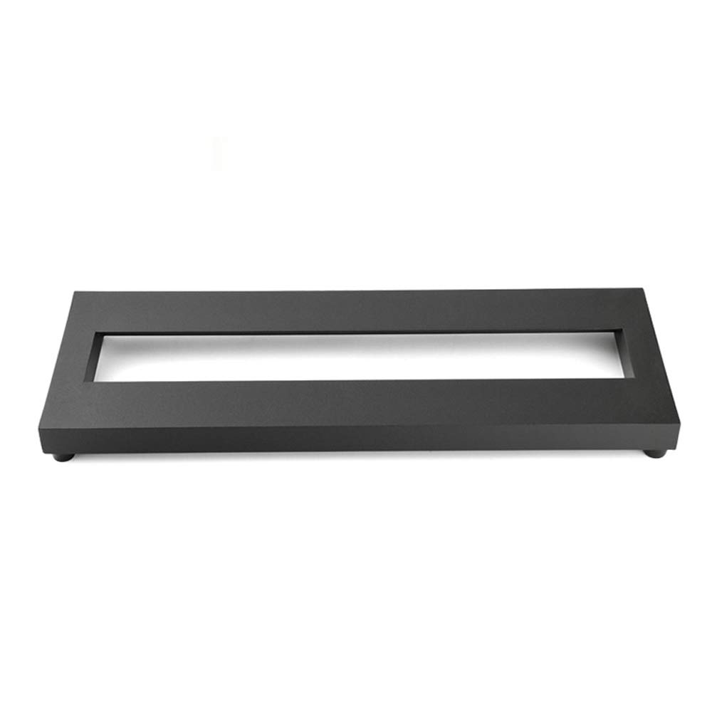 Tablero de Pedales de Efecto de Guitarra de tamaño pequeño Tablero de Pedales de aleación de Aluminio 15 × 4.9 Pulgadas con Bolsa de Transporte,Tablero de Pedal de Efecto de Guitarra