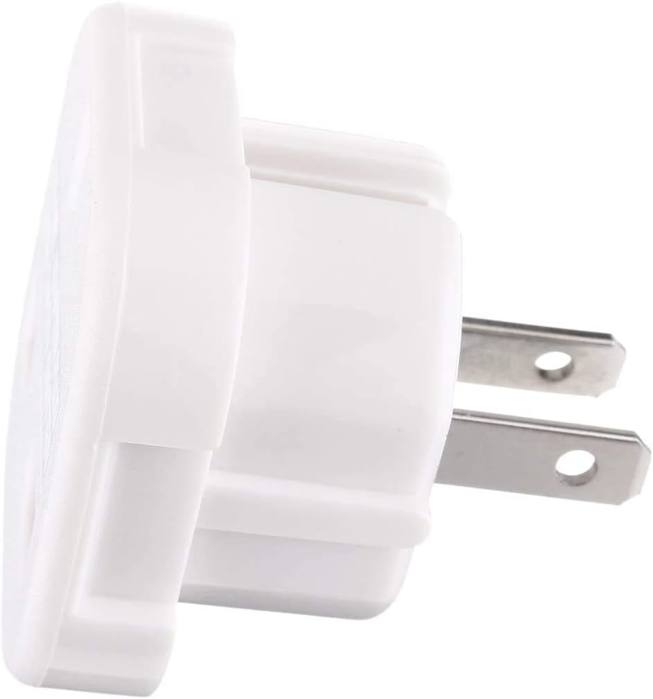 USA VISITORS PLUG ADAPTER- Convert all TYPE G Plugs: United Kingdom UK, Singapore, Malaysia, UAE Ireland Malta Hongkong Dominica Qatar Saudi Cambodia Oman Gambia Nigeria USb Cyprus etc (MG LTD, White)