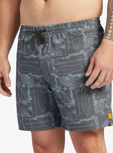 Quiksilver Men's Standard Longboard Volley Elastic Waist Boarshort Swim Trunk2