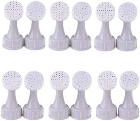 WWahuayuan 12 Pcs Portable Bottle Cap Sprinkler Bottle Top Waterers Sprayers Household Watering Sprinkler Heads Plastic Watering Caliber Little Nozzle Sprinkler Mist for Plants Vegetables Gardening