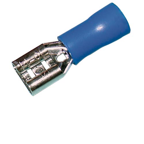 Female Quick Disconnect Vinyl Insulated .205” 16-14 AWG (Blue) - 50PK