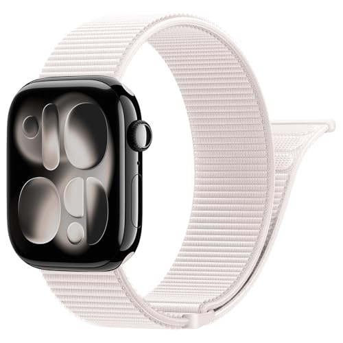 Yoohoo Nylon Armband Kompatibel mit Apple Watch Armband 40mm 41mm 42mm 38mm 46mm 44mm 45mm 49mm, Verstellbare Sport Armband für iWatch SE Ultra Ultra2 Series 10 9 8 7 6 5 4 3 2 1 Damen/Herren