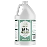 Craftwood Coatings 75% Vinegar - 1 Gallon - Concentrated Acetic Acid - All Natural Multipurpose Cleaning Vinegar