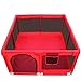 Playpen Playpen Playpen Playpen, Playard para Baby Girl, Play Play Playera Portátil Portátil Play Centre Yarda - Cerca de niño al aire libre interior (Tamaño: 128cm128cm70cm) ( Size : 128×128×70cm )
