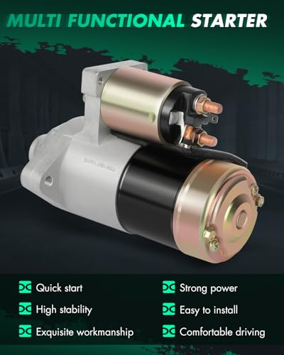 Image of SCITOO Motor Starter for SMT0124 Starters Fit for Chevrolet for Tracker 1999-2002, for Suzuki for Grand Vitara 1999-2005, for Suzuki for Vitara 1999-2002, for Suzuki for XL-7 2002-2005