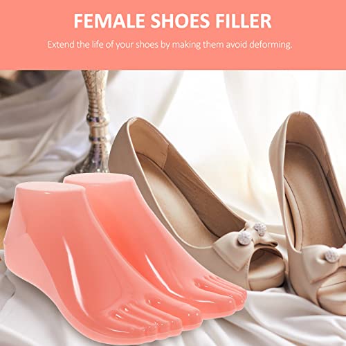 SEWACC 1 Par Modelo De Pé Enchimento De Sapatos Femininos Fornecimento De Sapatos Manequim De Pé De