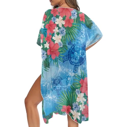 KEIAHUAN Kimono Swimsuit Cover Ups for Women Open Front Long Cover Up Long Loose Casual Summer Tops2
