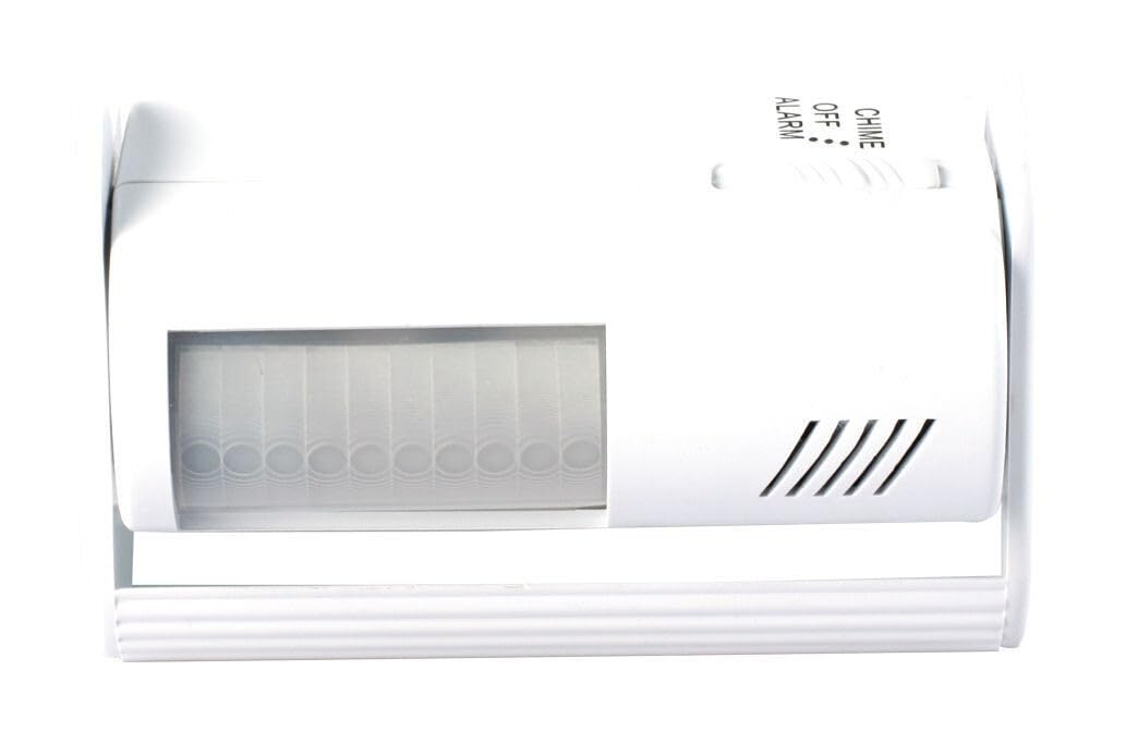 Alarma de Presencia con Sensor de Movimiento, Sonido y luz, Ideal para Seguridad en hogares y oficinas.