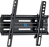 Tilting TV Wall Mount Bracket Low Profile for 13-42 Inch TVs Flat Screen, Universal Tilt TV Monitor Mount Fits 8" Wood Studs VESA 200x200mm by Pipishell