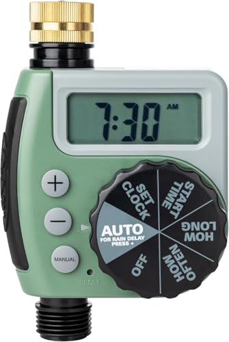 Image of 6-Pack (6 Total Timers) Orbit One Outlet Single-Dial Hose Faucet Timer