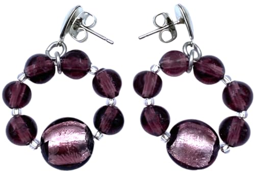 Boucles d'oreilles femme en verre de Murano Antica Murrina Venitiana VR244 lunga