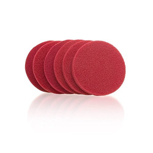 Wonder Pro Professional Red Rubber Sponge #01055 6 Count
