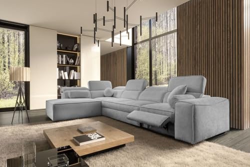 Ecksofa Simone XI Mix mit Schlaffunktion & Bettkasten – XXL...