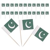 Favorise l'apprentissage : utilisez ces mini-drapeaux pakistanais à des fins éducatives, pour enseigner les symboles nationaux et encourager l'appréciation . (piques à martini, drapeaux pour gâteaux et bars à cocktails)