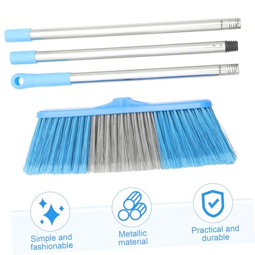 Cabilock Borstenbesen bbrush bürstchen putzbürste wasserstaubsauger flachmop scopa breiter Schrubber wiederverwendbarer Besen Müllreinigungsversorgung Terrassenschrubber Rostfreier Stahl – Bild 7