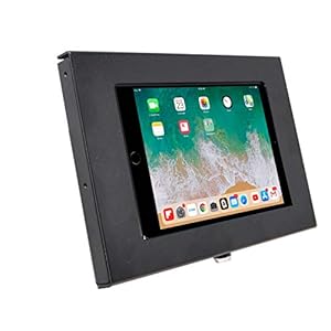TABcare Locking Anti-Theft Metal Case for Amazon Fire HD 8 2020 Used as Kiosk, POS, Store, Show Display, Time Clock (Black, HD 8 2020)