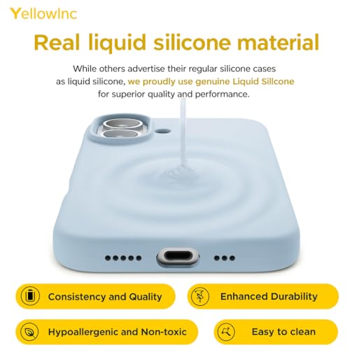 Image of Case Cover for iPhone 17 (Liquid Light Blue, iPhone 17)