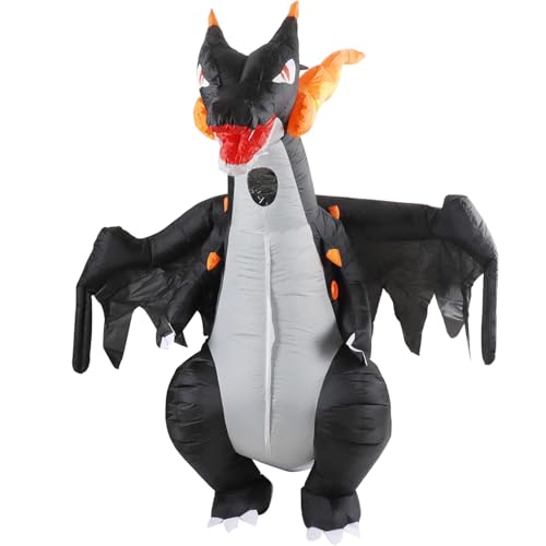 inflable Dinosaurier Kostüm Charizard Erwachsene Air Blow up dive...
