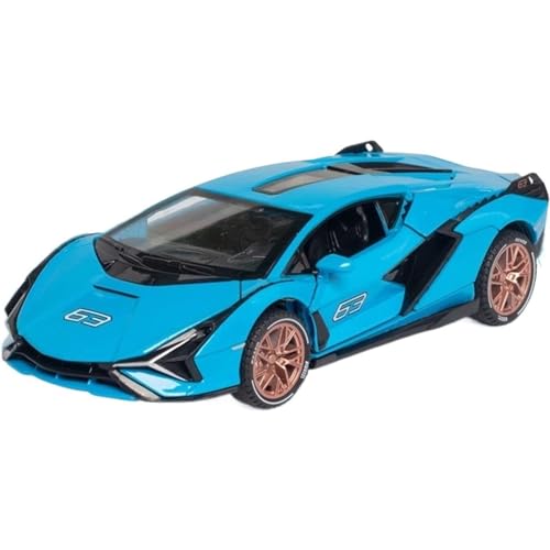 Image of DEUSON ECOM Alloy Metal Pull Back Lamborgini Diecast Car 1:32 MILETRY Metal Die Cast Pullback Toy car with Openable Doors & Light, Music Boys Gifts Toys for Kids