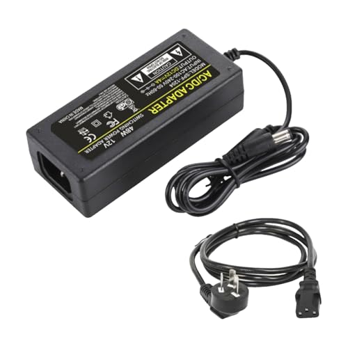 Adaptateur secteur 12V 4A pour remplacer chargeur perdu cordon alimentation 1m