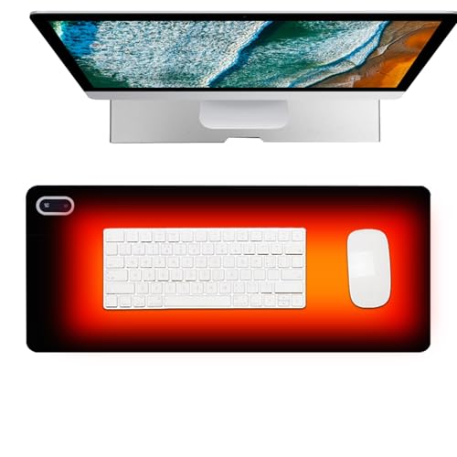 Tapis de clavier pour bureau avec chauffage rapide et réglage tactile 5 niveaux