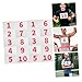 FOYTOKI 10Pcs Quick Attachment System for Events Marathon Races and Running Competitions Reusable Design with Numbers