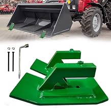 Tractor Bucket Protector, Heavy Duty Steel Tractor Bucket Protector, Skid Edge Guard for Snow Removal, 3" Wide Turf Tamer Prevents Grass Damage, Durable Bucket Attachment for Tractors 4.5 Width