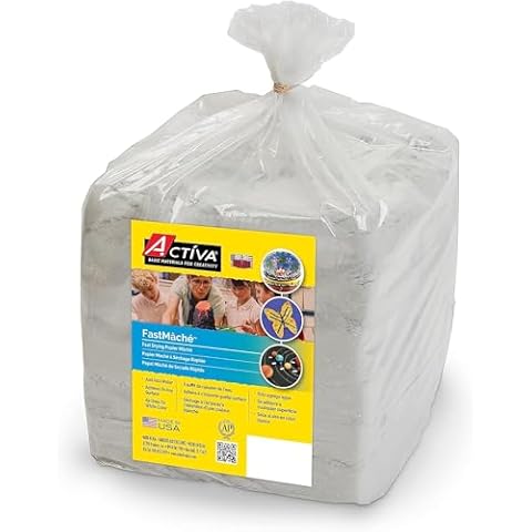ACTIVA Fast Drying Paper Mix-6 pounds Papier Mache, White Cover