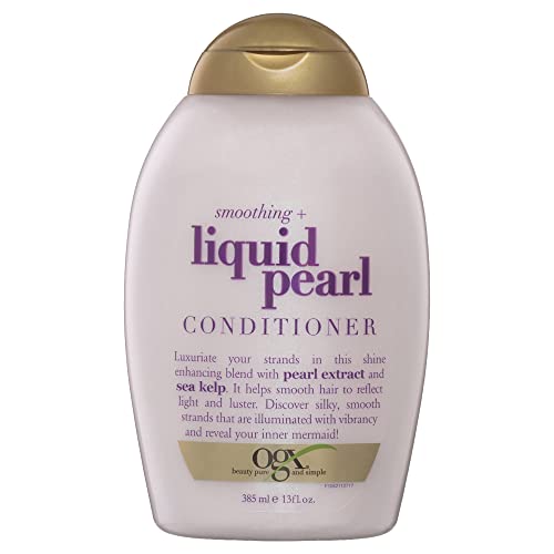 Image of OGX Smoothing + Liquid Pearl Conditioner, 13 Ounce