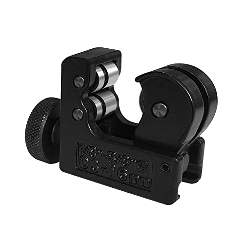 Hautmec Mini Tube Cutter Of Diameter From 1/8" To 5/8" Od (3-16Mm), Heavy Duty Pipe Cutter For Pvc, Copper, Aluminum, And Thin Stainless Steel Tube Ht0131-Tc #TOP2