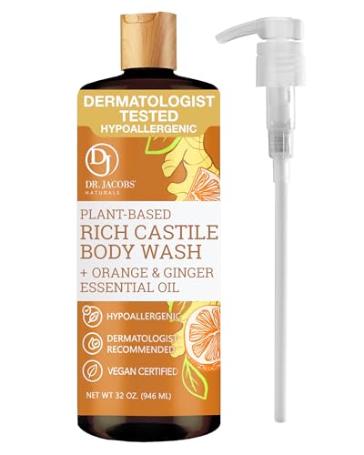 Dr. Jacobs Naturals Castile Body Wash Orange & Ginger
