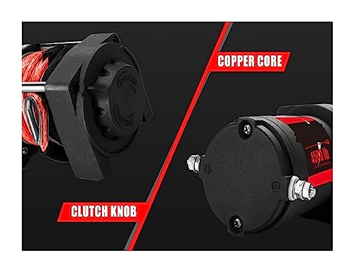 Winche eléctrico resistente con control remoto inalámbrico miniatura 4