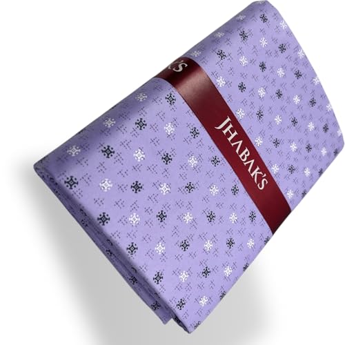 Image of JHABAK'S Unstitched Print Shirt Fabric for Men - Polycotton Material - 2.25 Meter Shirt Piece Cloth - 141