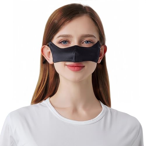 �ԕ��ǁE�����΍� �@�ی�}�X�N 100% �V�R�V���N�i�K�\���j �q�����p ���̍\�� �􂦂� �j�����p ���C�N����h�~ UPF50+ UV�J�b�g �I�[���V�[�Y���Ή� ����f�U�C��(�u���b�N)