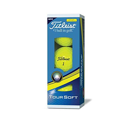 Titleist Tour Soft, Yellow, Golf Balls