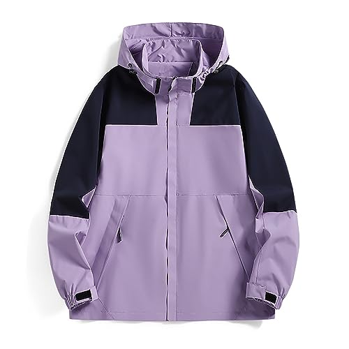Veste de pluie respirante et coupe-vent mi-saison pour femmes rondes
