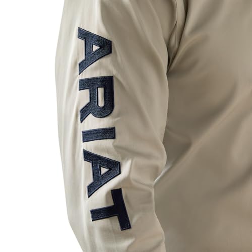 Ariat Men's Silver Team Logo Shirt3