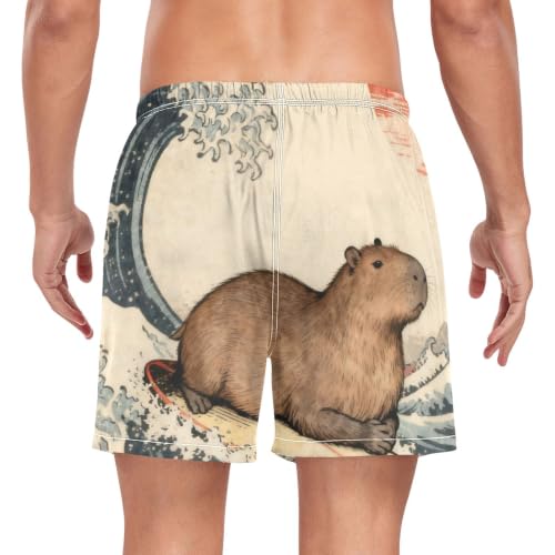 Traje de baño para hombre cómodo para surfear olas japonesas 2
