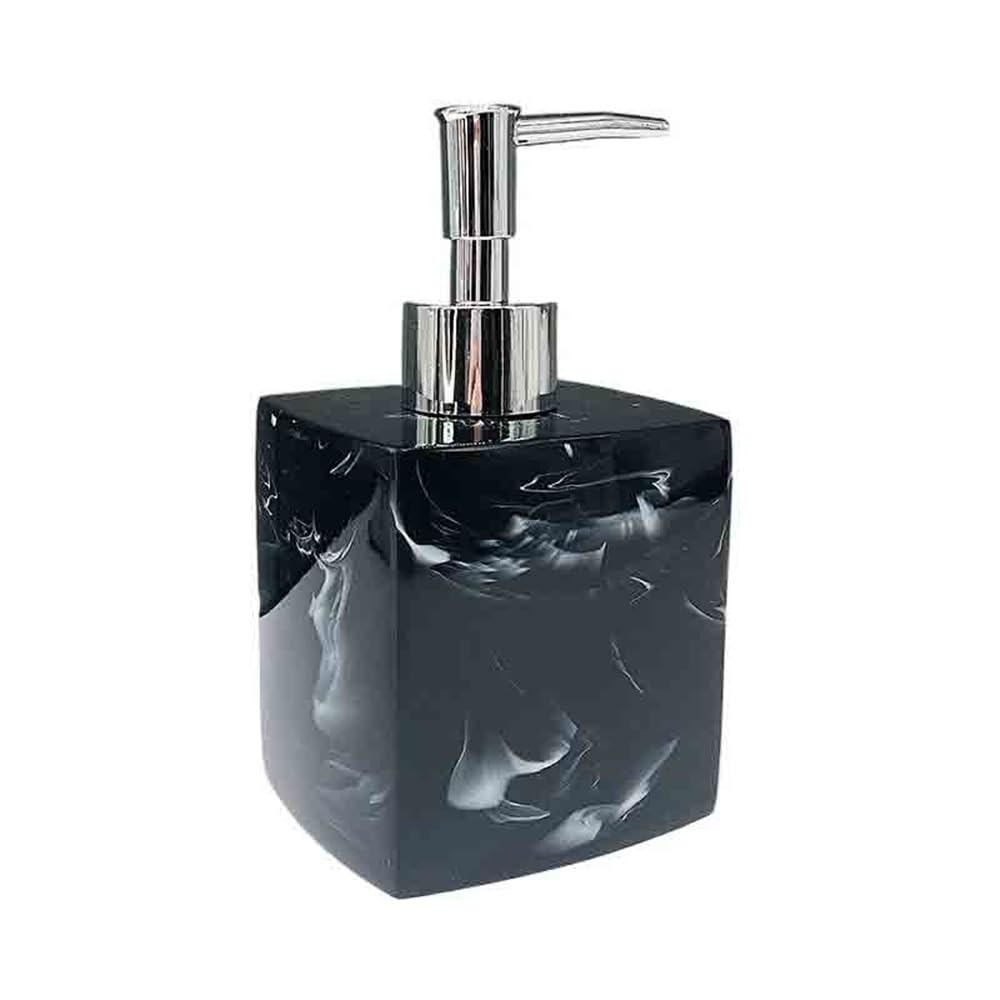 Bx9re7tk3g Black Hand Wash Dispenser Hotel Soap Dispenser Lotion Bottle Home Bathroom Dispensing Push Plastic White/ 400Ml Bathroom & Kitchen(Black)