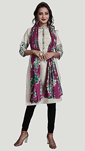 Image of Women's Pure Cotton Multi-Colored Traditional Authentic Tie Dye with Bandhej Bandhani Dupatta Chunni