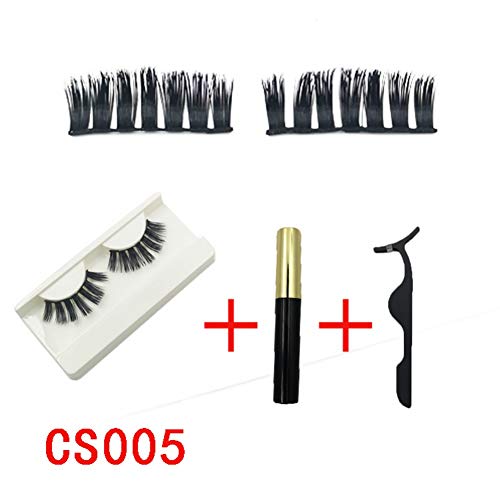 Preisvergleich Produktbild Magnetische Wimpern,3D Magnet Künstliche Wimpern Set,Kein KlebstoffWiederverwendbare Falsche Magnetic Eyelashes